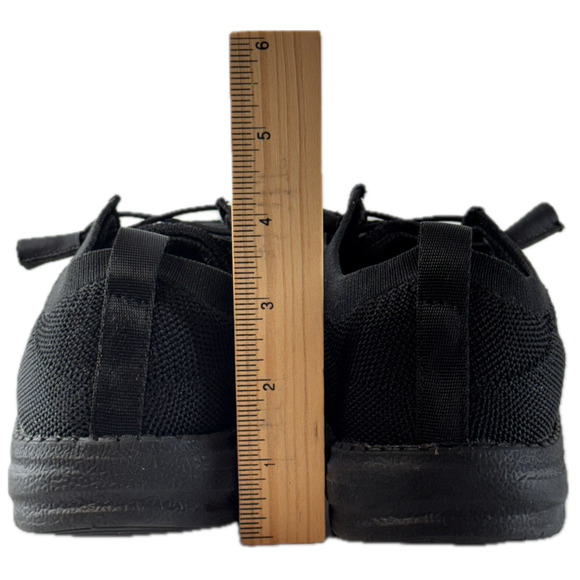 Larnmern Slip-On Work Shoes Unisex Size 5 Black Steel Toe Loafers Casual Safety - Picture 6 of 12